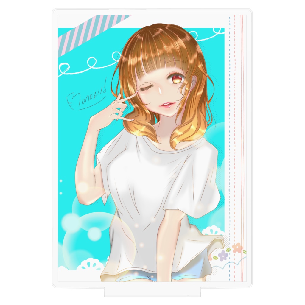 Summer clothes【アクリルフィギュア - 100x100mm】