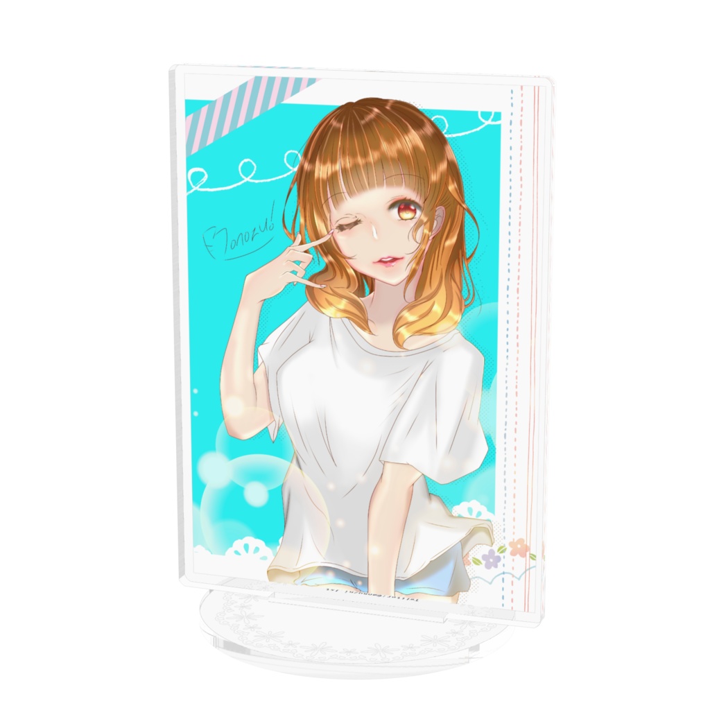 Summer clothes【アクリルフィギュア - 100x100mm】