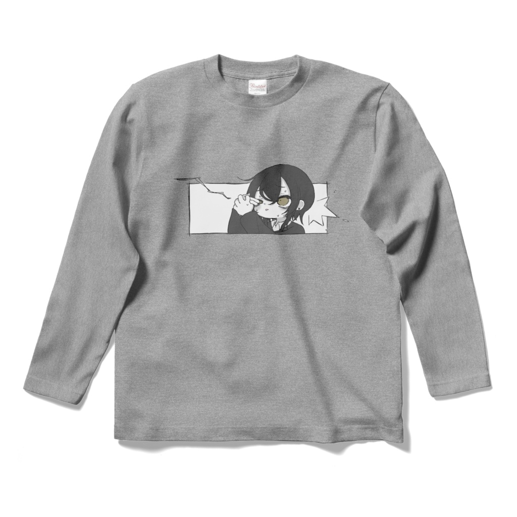 指拳銃長袖Tシャツ