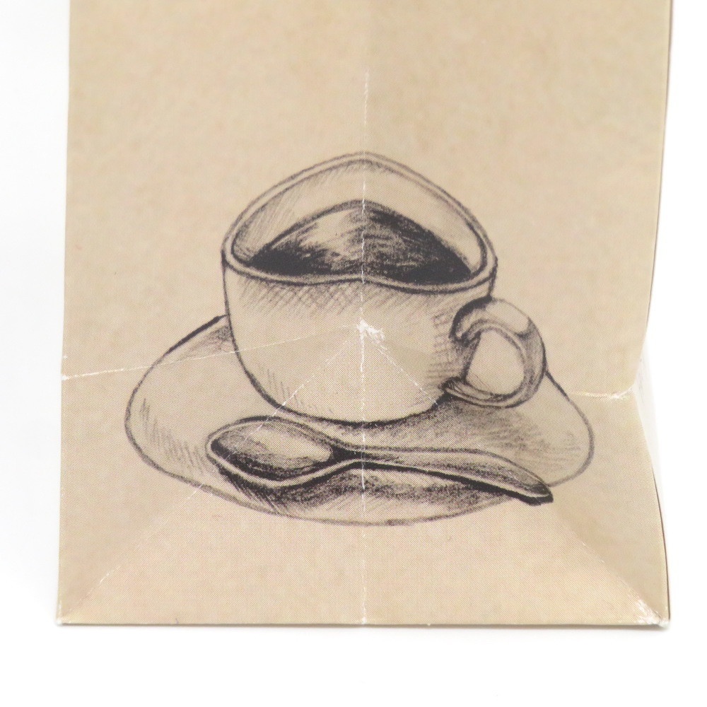 カフェイン柄 ギフトバッグ(紙袋) 2枚セット