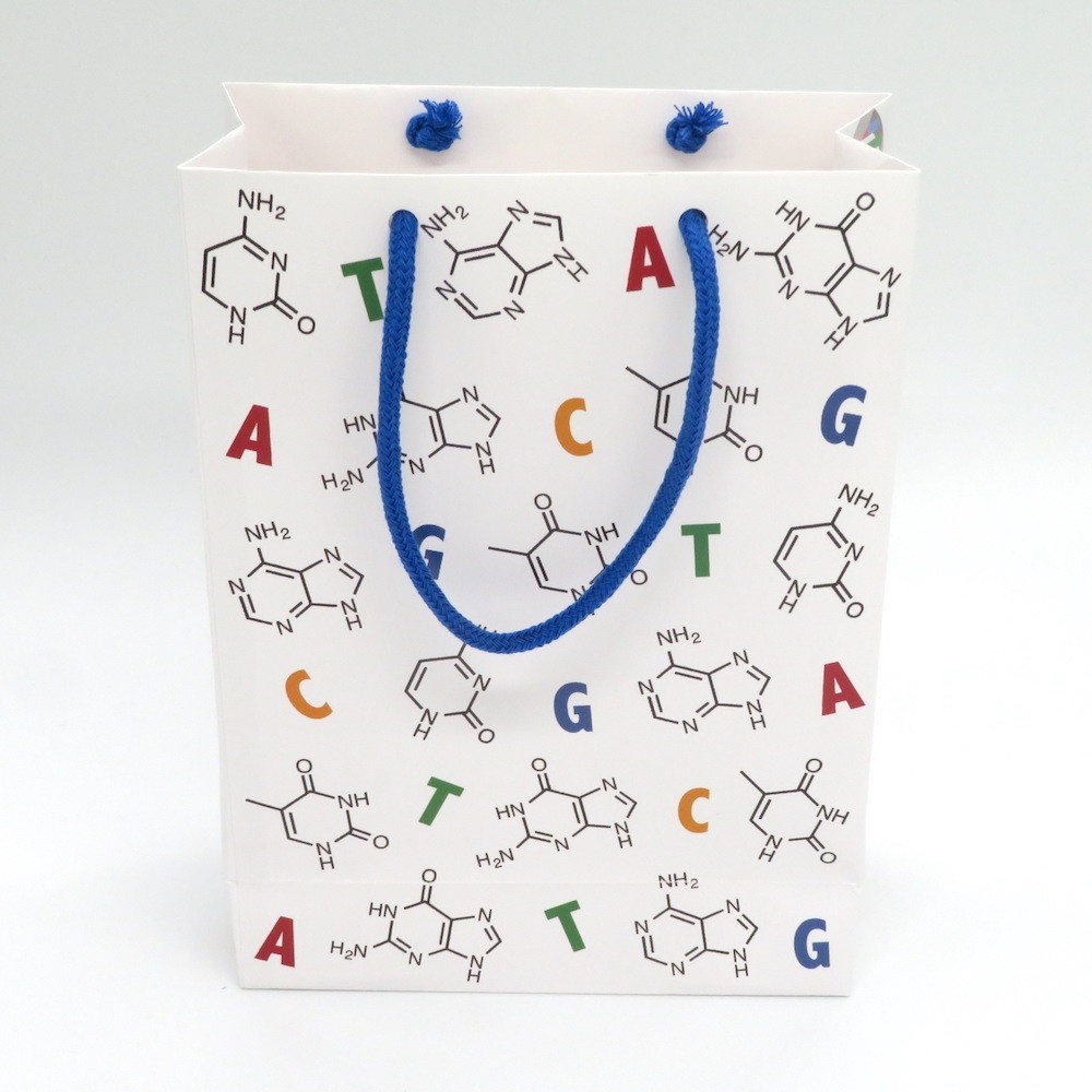 DNA柄 ギフトバッグ(紙袋) 2枚セット