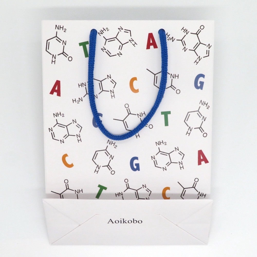 DNA柄 ギフトバッグ(紙袋) 2枚セット