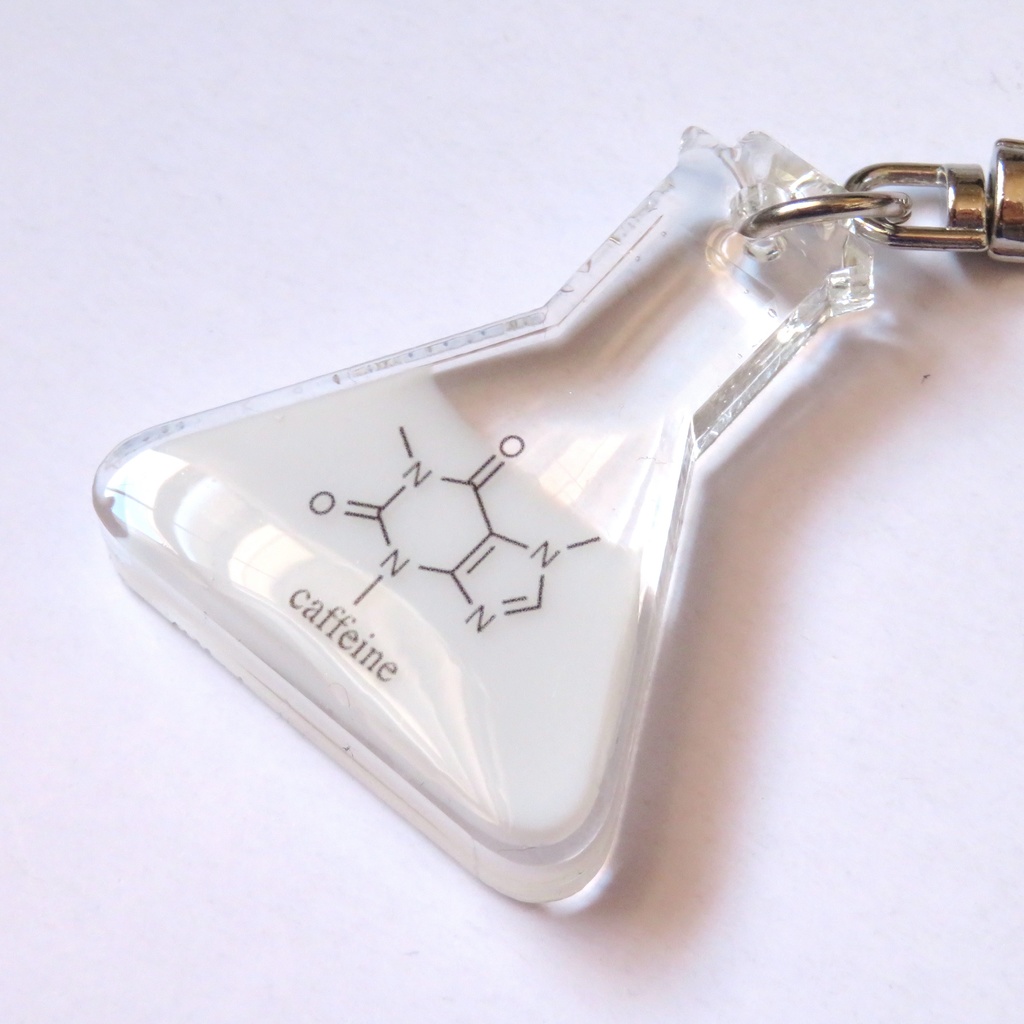 【受注制作】三角フラスコキーホルダー【全25種】