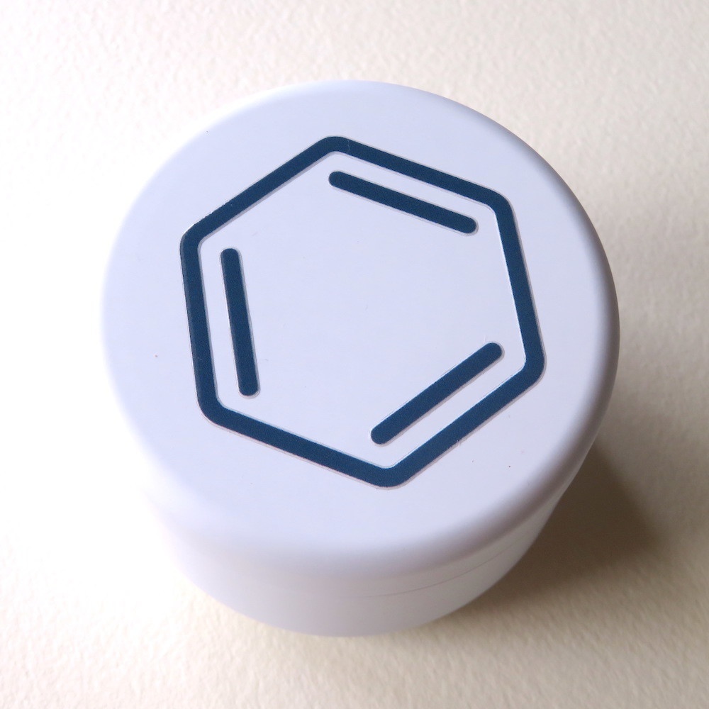 ベンゼン缶 ホワイト 【ベンゼンシール30枚入り】