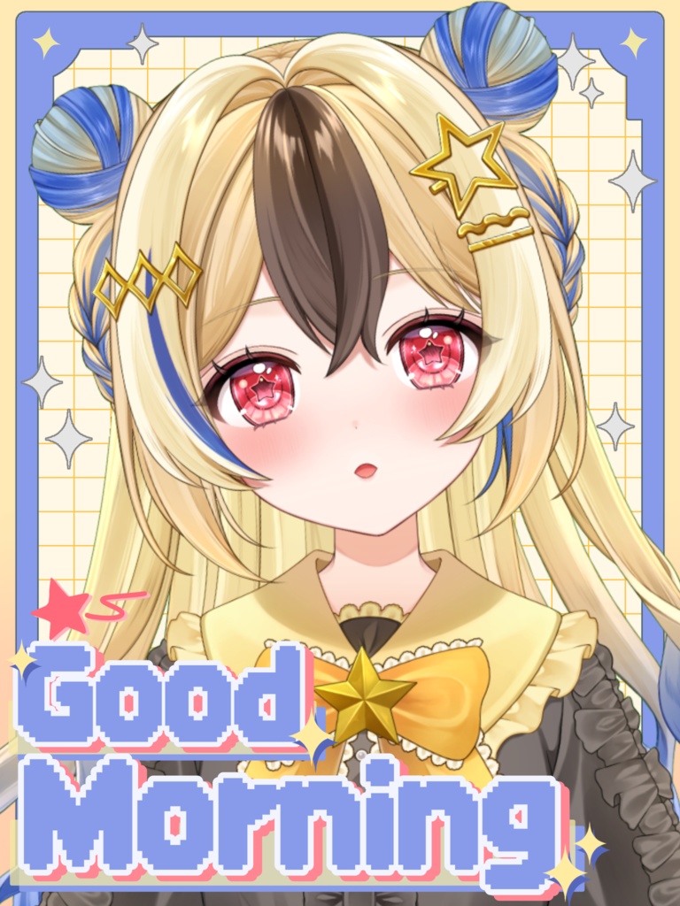 【無料配布】ゆめかわおはV素材🤍カラバリ9種🎨(商用利用可)