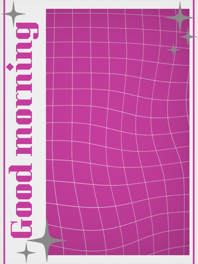 【無料配布】重ねるだけ!おはV素材♡カラバリ9種🎨(商用利用可)