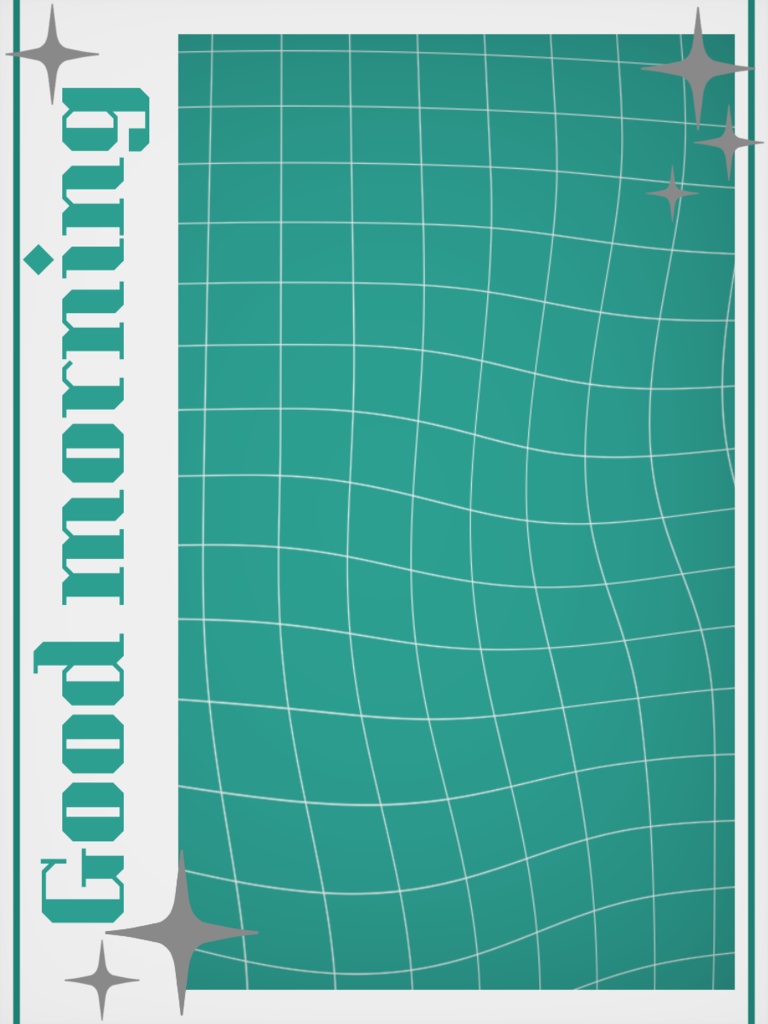 【無料配布】重ねるだけ!おはV素材♡カラバリ9種🎨(商用利用可)