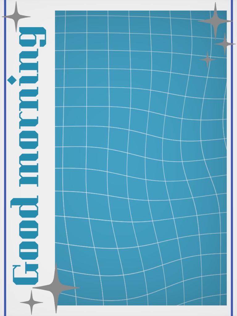 【無料配布】重ねるだけ!おはV素材♡カラバリ9種🎨(商用利用可)