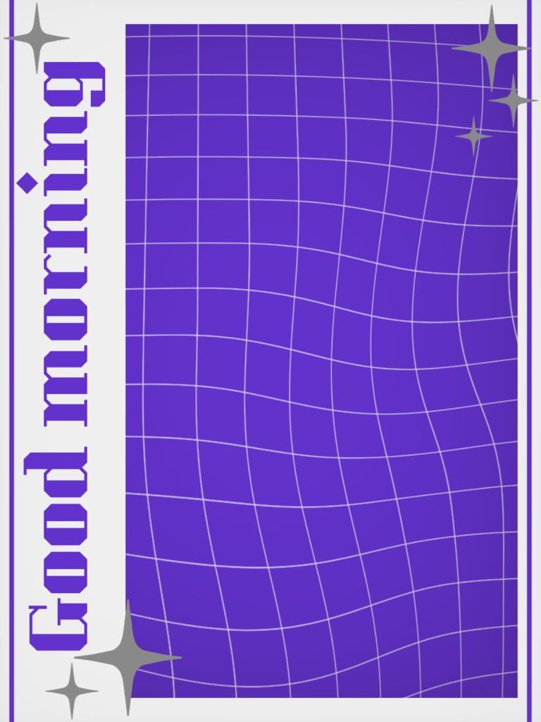 【無料配布】重ねるだけ!おはV素材♡カラバリ9種🎨(商用利用可)