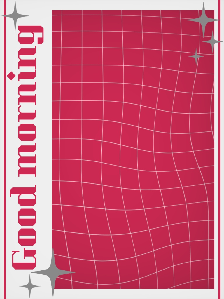 【無料配布】重ねるだけ!おはV素材♡カラバリ9種🎨(商用利用可)