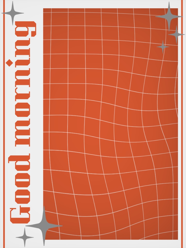 【無料配布】重ねるだけ!おはV素材♡カラバリ9種🎨(商用利用可)