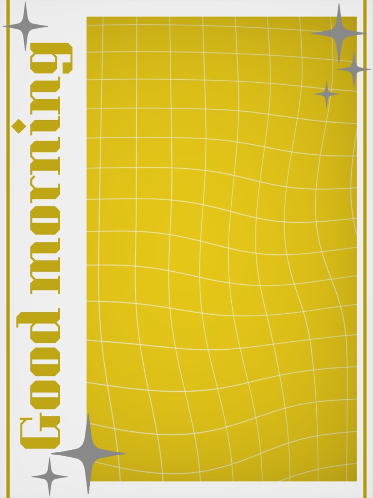 【無料配布】重ねるだけ!おはV素材♡カラバリ9種🎨(商用利用可)