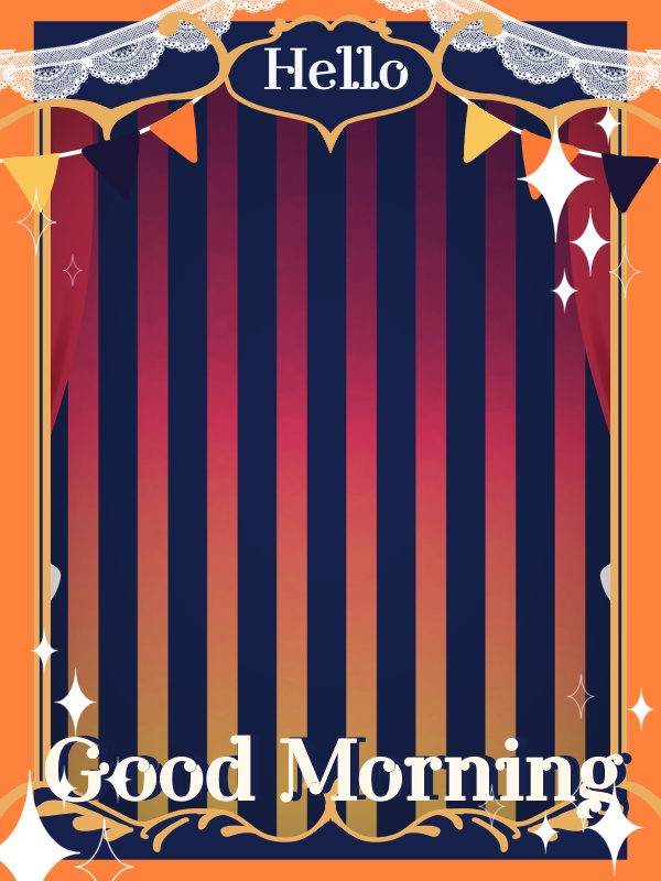 【無料配布】サーカス風おはV素材🎪カラバリ9種🎨商用利用可能プラン有