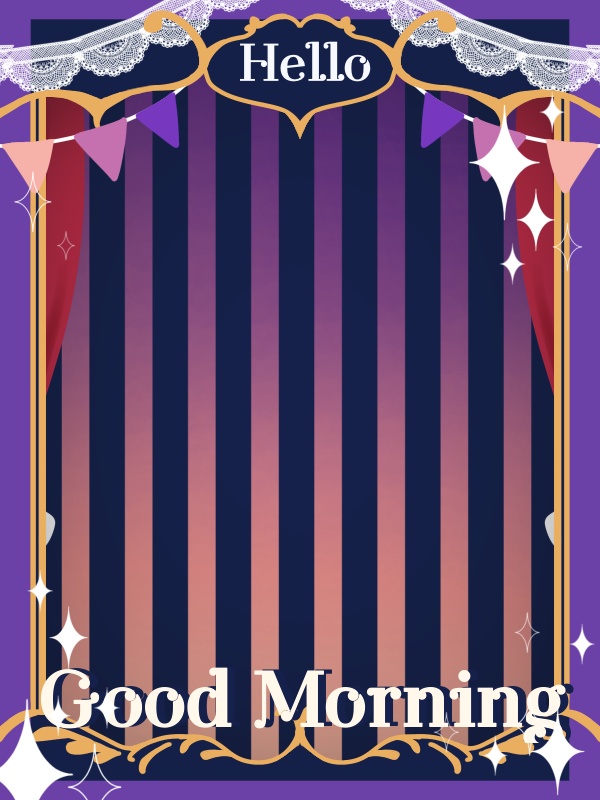 【無料配布】サーカス風おはV素材🎪カラバリ9種🎨商用利用可能プラン有