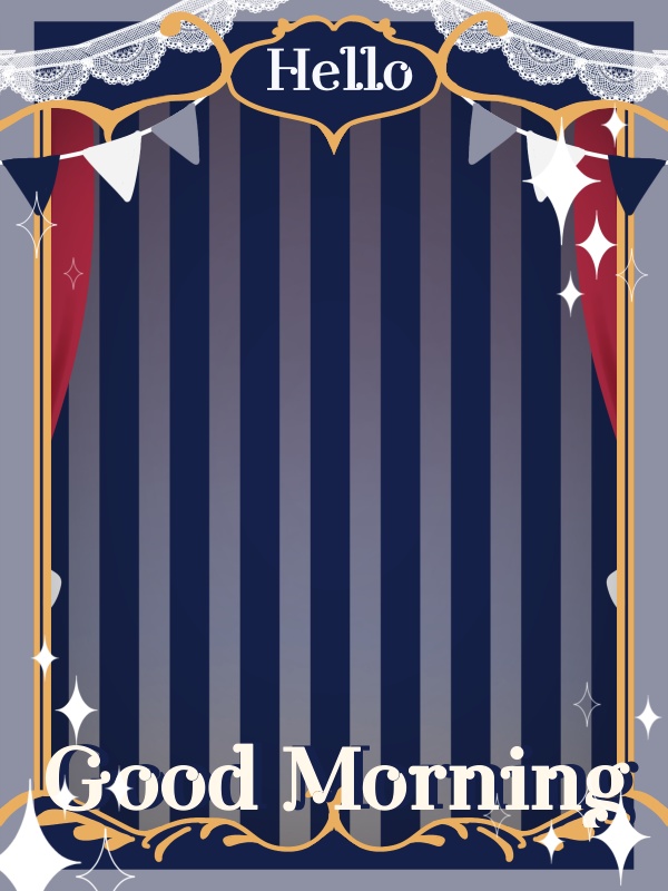 【無料配布】サーカス風おはV素材🎪カラバリ9種🎨商用利用可能プラン有