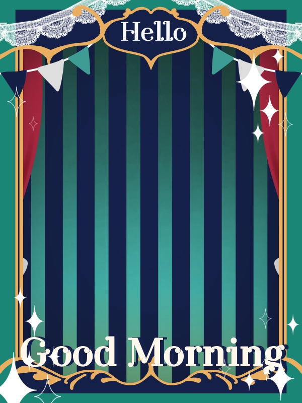 【無料配布】サーカス風おはV素材🎪カラバリ9種🎨商用利用可能プラン有