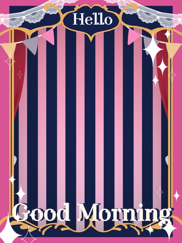 【無料配布】サーカス風おはV素材🎪カラバリ9種🎨商用利用可能プラン有