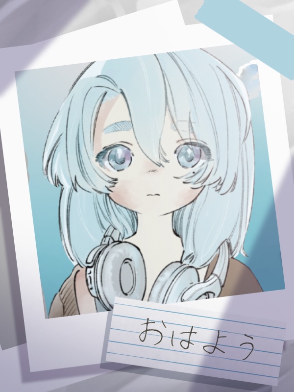 【無料配布】重ねるだけ!おはV素材✨カラバリ10種🎨