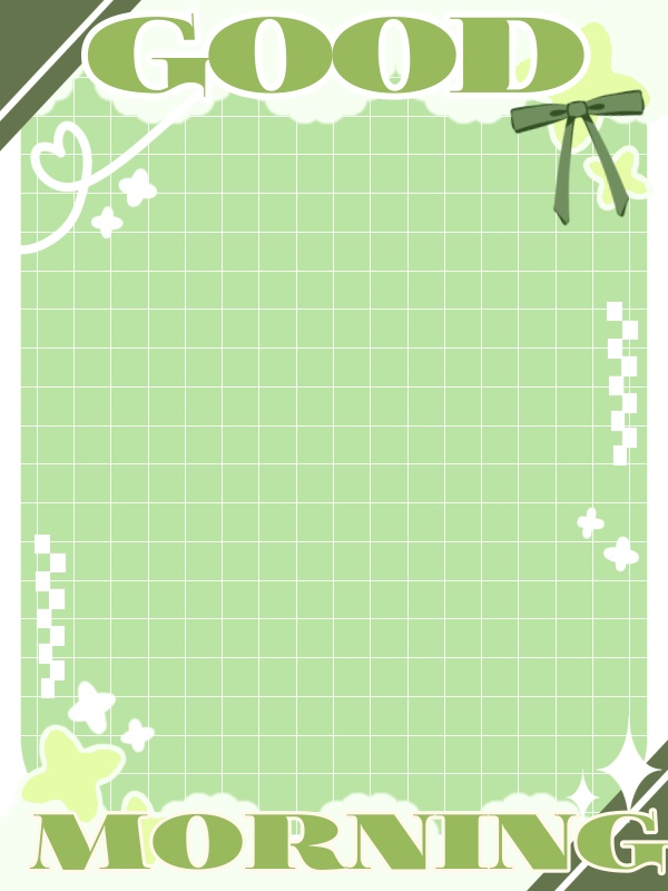 【無料配布】重ねるだけ!おはV素材♡商用利用可