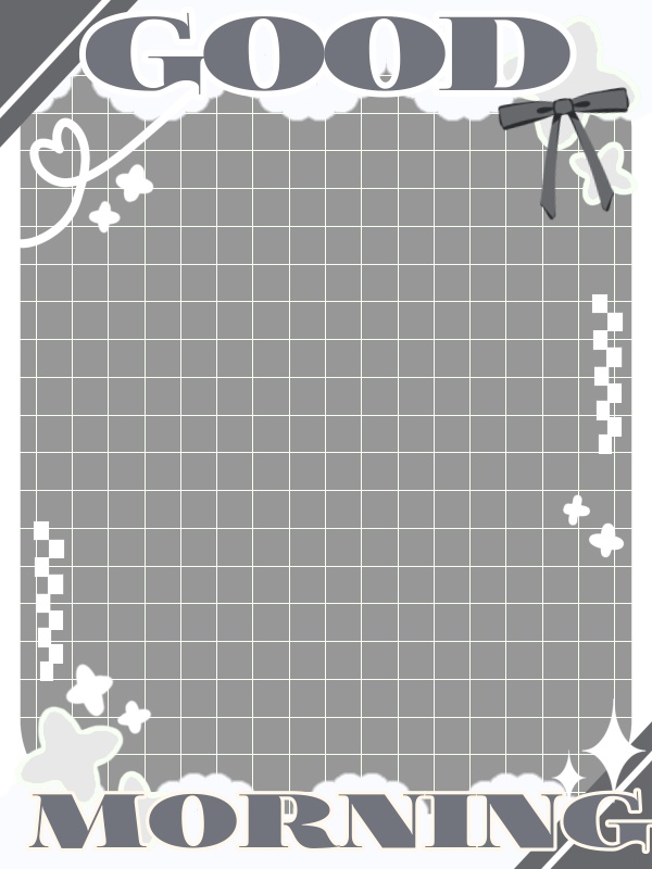 【無料配布】重ねるだけ!おはV素材♡商用利用可