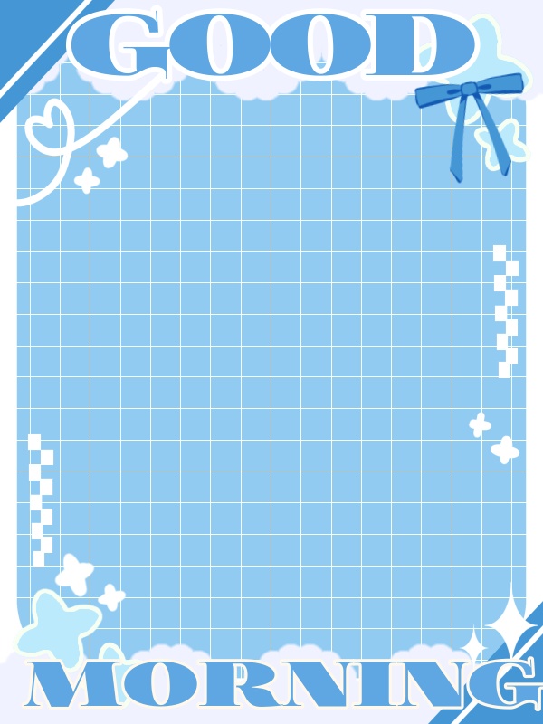 【無料配布】重ねるだけ!おはV素材♡商用利用可