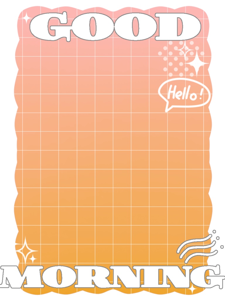 【無料配布】重ねるだけ!おはV素材♡商用利用可