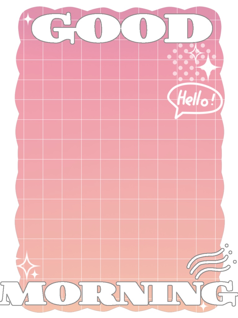 【無料配布】重ねるだけ!おはV素材♡商用利用可