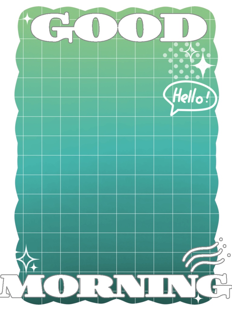 【無料配布】重ねるだけ!おはV素材♡商用利用可