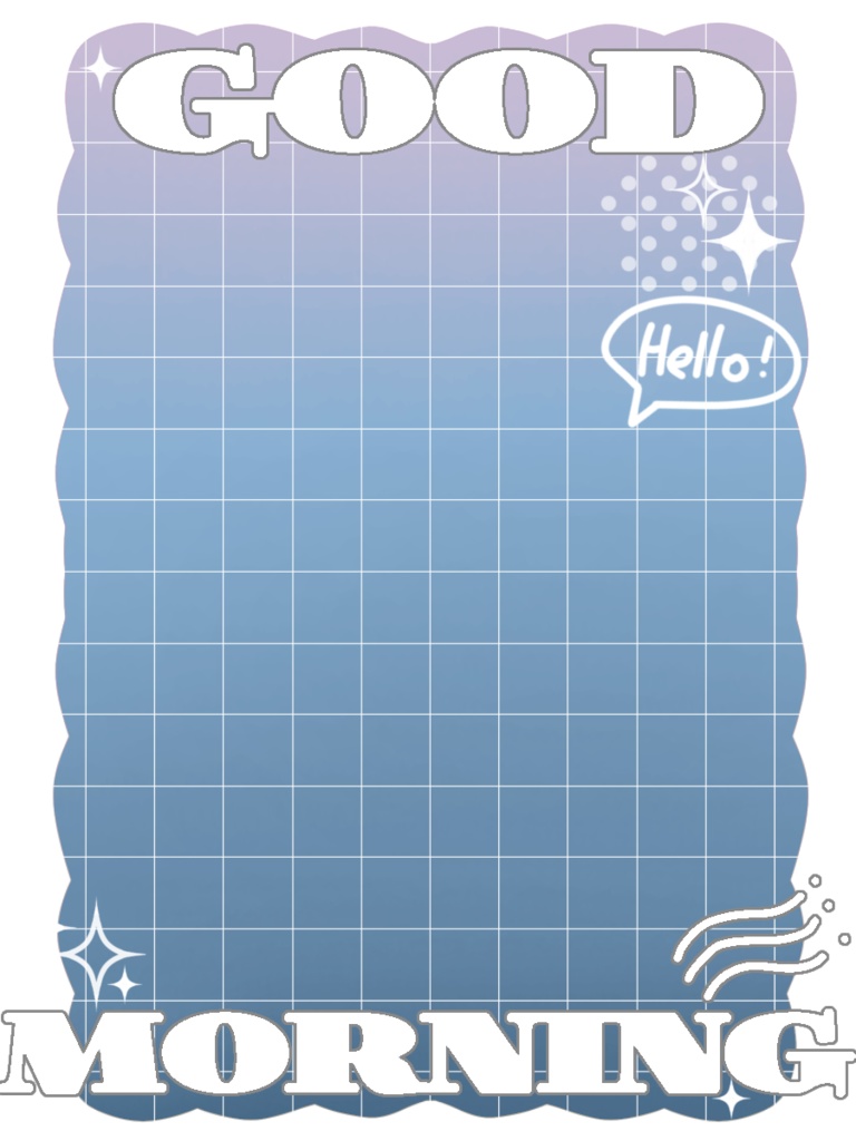 【無料配布】重ねるだけ!おはV素材♡商用利用可