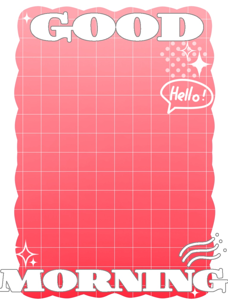 【無料配布】重ねるだけ!おはV素材♡商用利用可