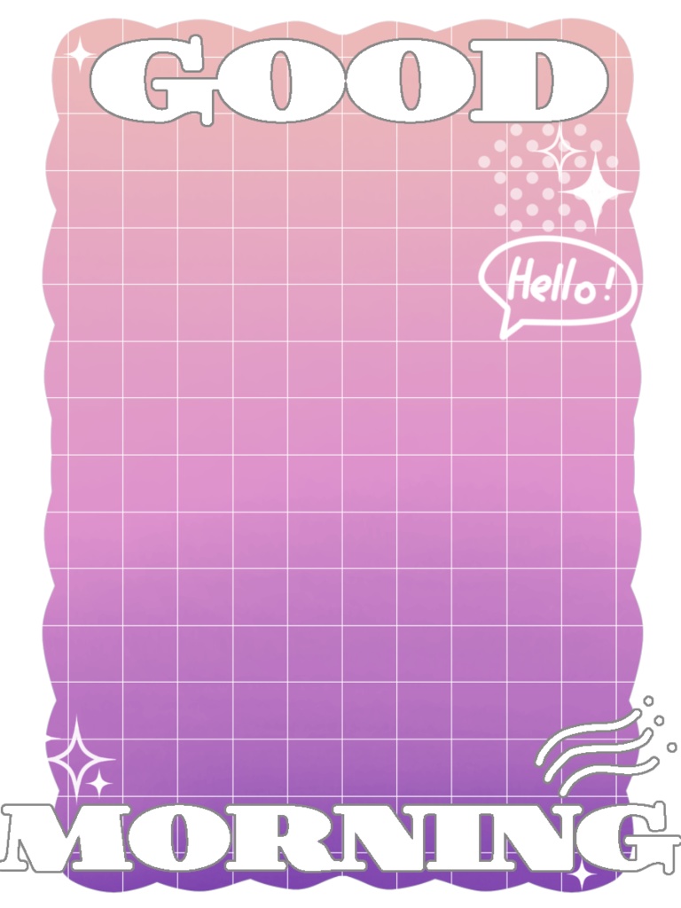 【無料配布】重ねるだけ!おはV素材♡商用利用可