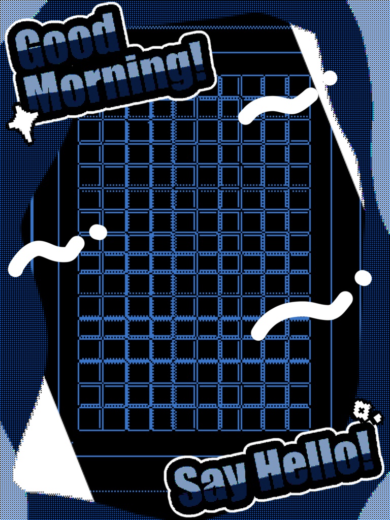 【無料配布】重ねるだけ!おはV素材♡商用利用可