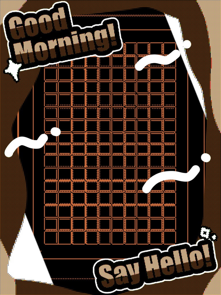 【無料配布】重ねるだけ!おはV素材♡商用利用可