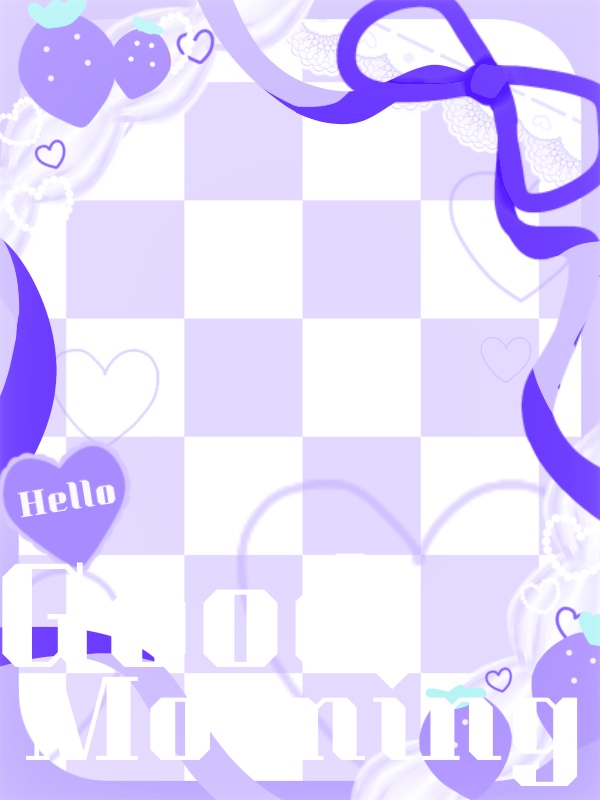 無料配布】重ねるだけ!おはV素材♡商用利用可