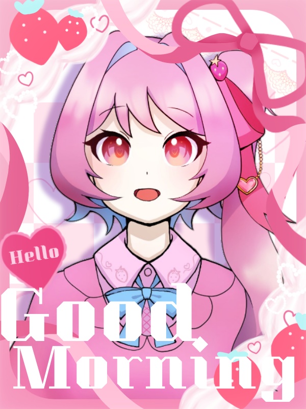 無料配布】重ねるだけ!おはV素材♡商用利用可