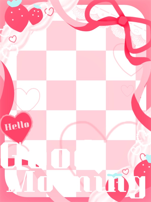 無料配布】重ねるだけ!おはV素材♡商用利用可