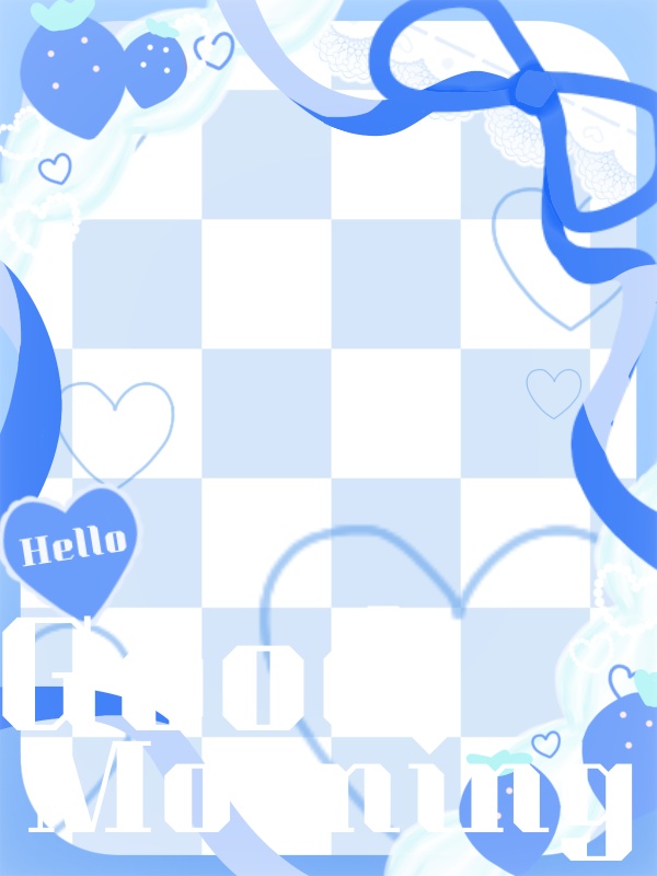 無料配布】重ねるだけ!おはV素材♡商用利用可