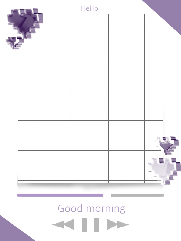 【無料配布】重ねるだけ!おはV素材✨カラバリ9種🎨