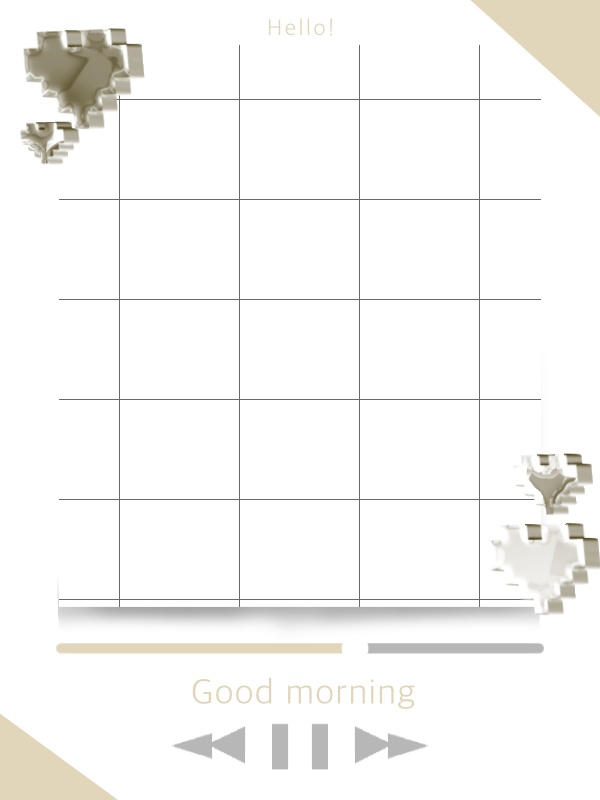 【無料配布】重ねるだけ!おはV素材✨カラバリ9種🎨