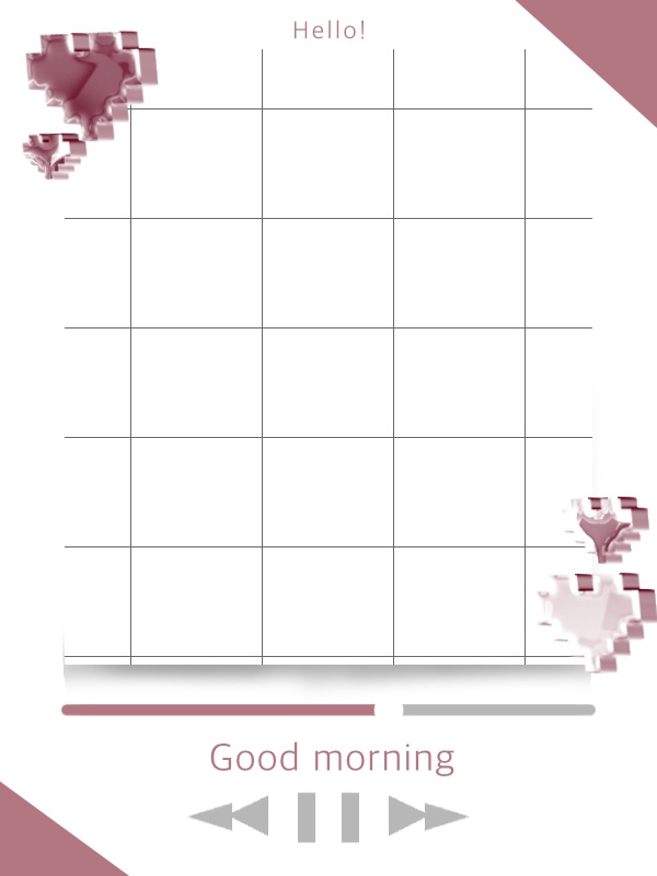 【無料配布】重ねるだけ!おはV素材✨カラバリ9種🎨