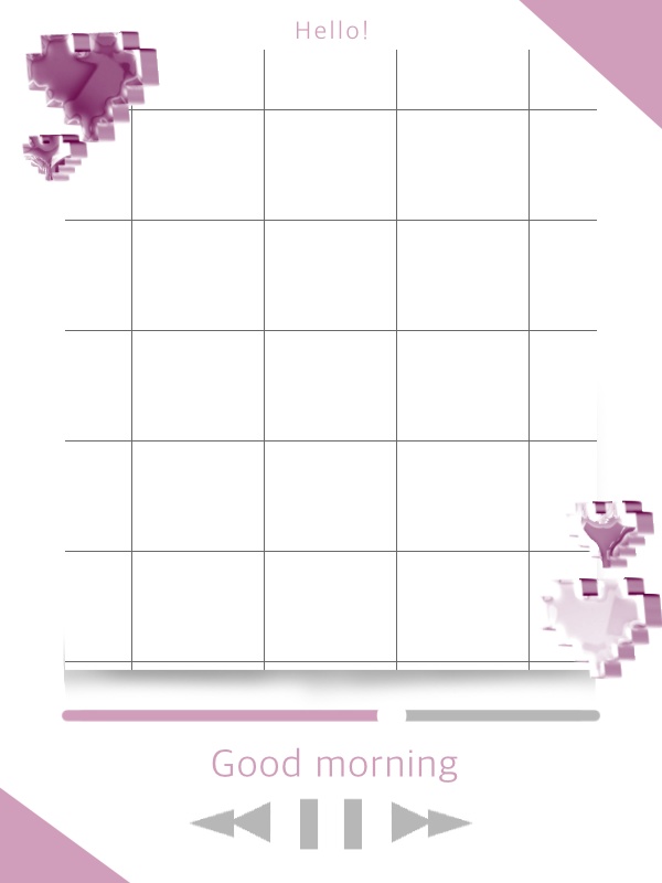 【無料配布】重ねるだけ!おはV素材✨カラバリ9種🎨