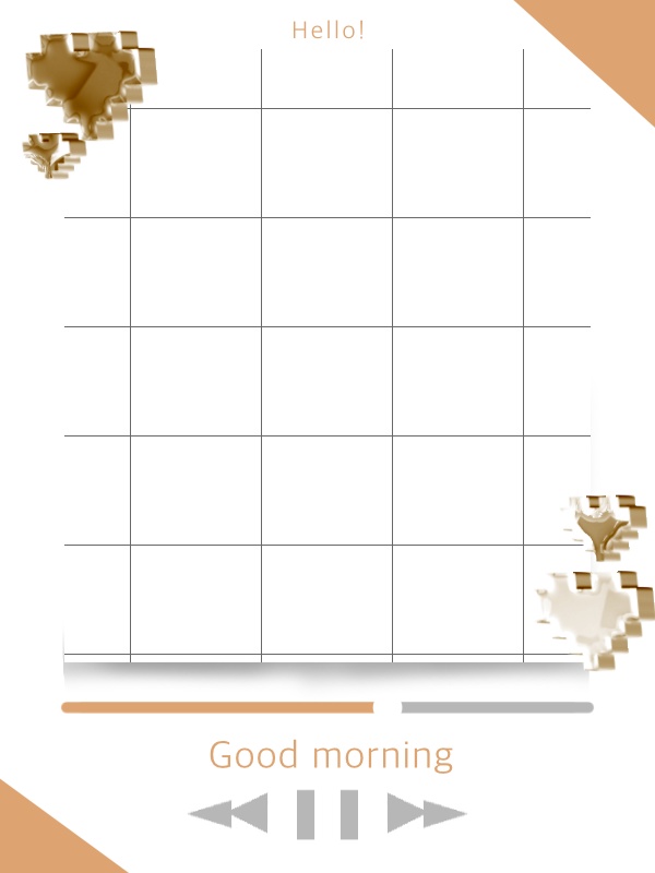 【無料配布】重ねるだけ!おはV素材✨カラバリ9種🎨