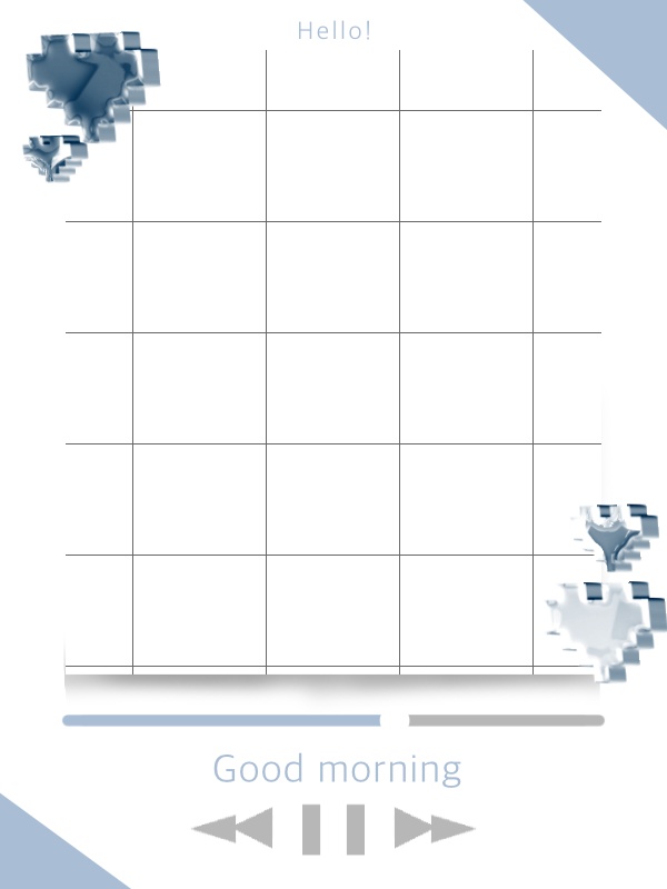 【無料配布】重ねるだけ!おはV素材✨カラバリ9種🎨