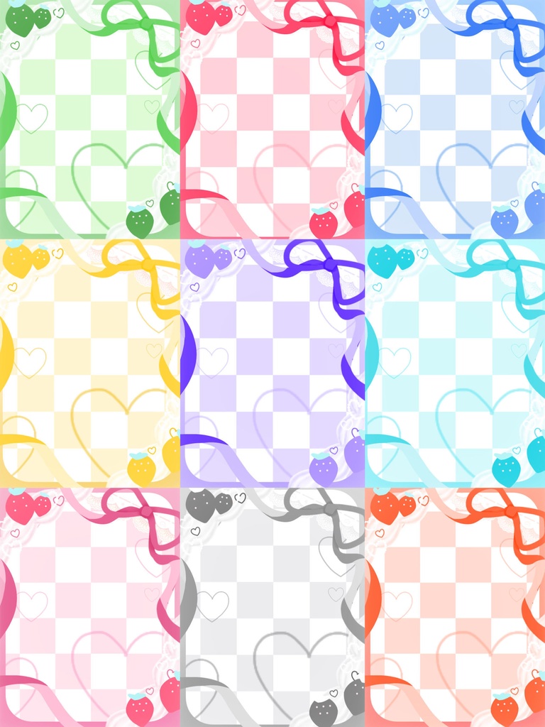 【期間限定無料配布】全9色/返礼品◎ネットプリント素材