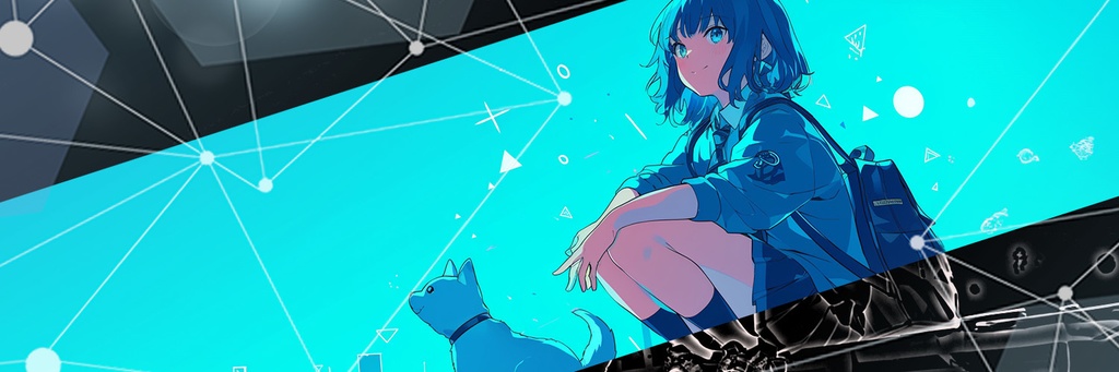 女の子 女子高生 デザインヘッダー