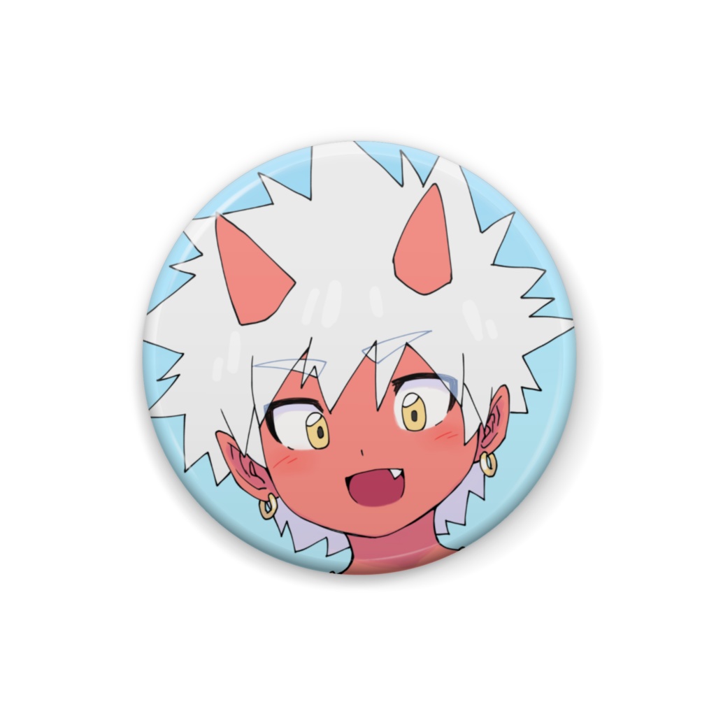 赤鬼少年こてつくん缶バッジ