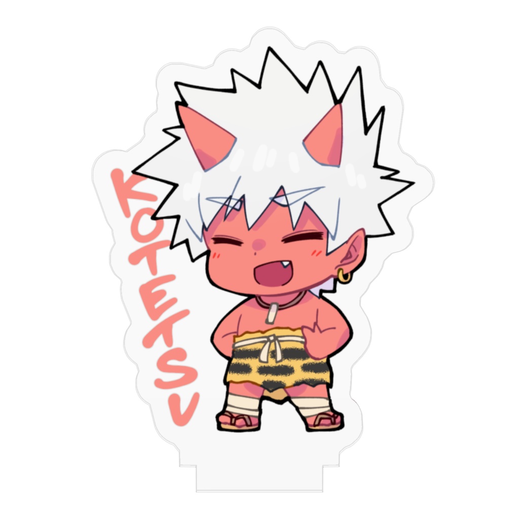 赤鬼少年こてつくんアクリルフィギュア