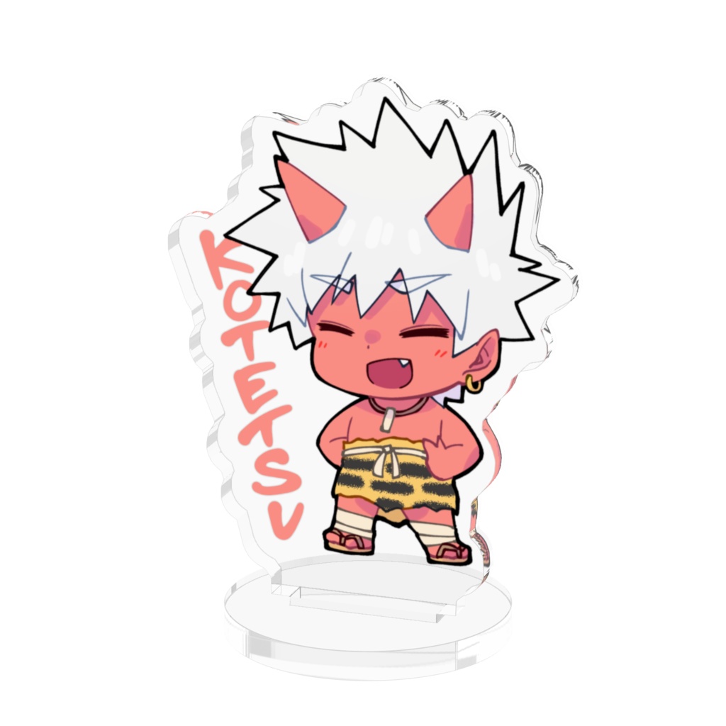 赤鬼少年こてつくんアクリルフィギュア