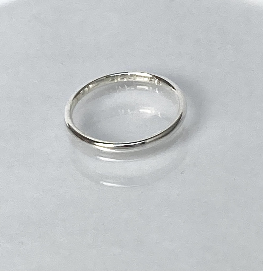 【名前が入る!】シルバーリング【シンプル】