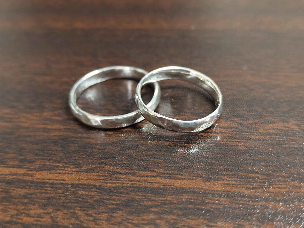 【名前が入る!】シルバーリング【シンプル】